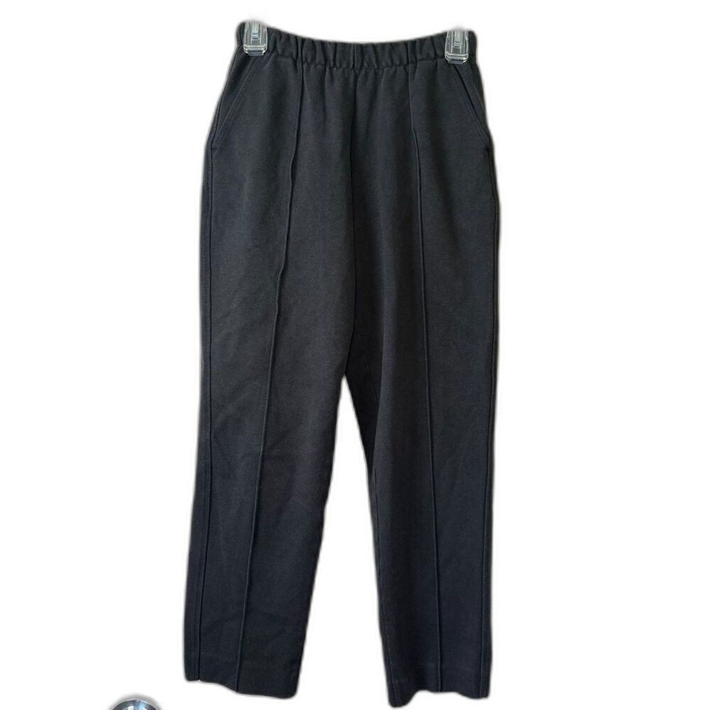 Everlane womens size small S The Dream Pant pull on tapered pintuck stripe pants